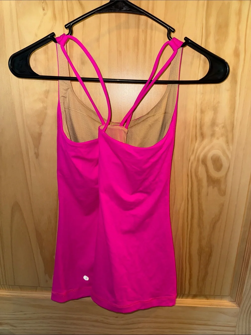 Lululemon Bright Pink Strappy Tank Top
